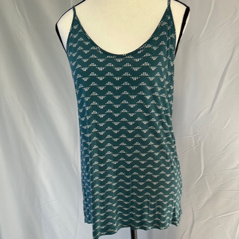 Old Navy Green and Blue Sleeveless Tank Top